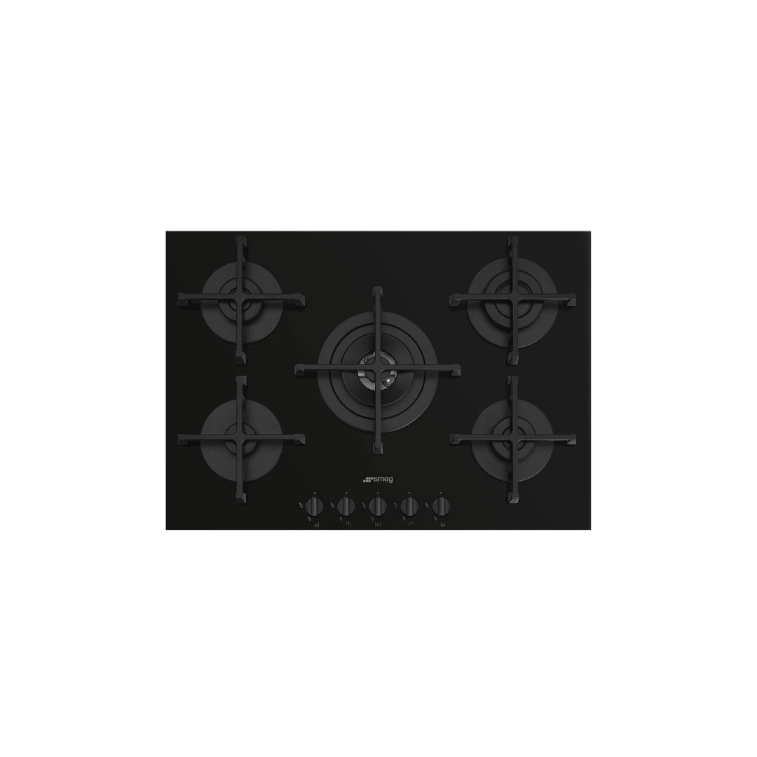 Smeg Gas Hob 70x75 cm – Selezione Black