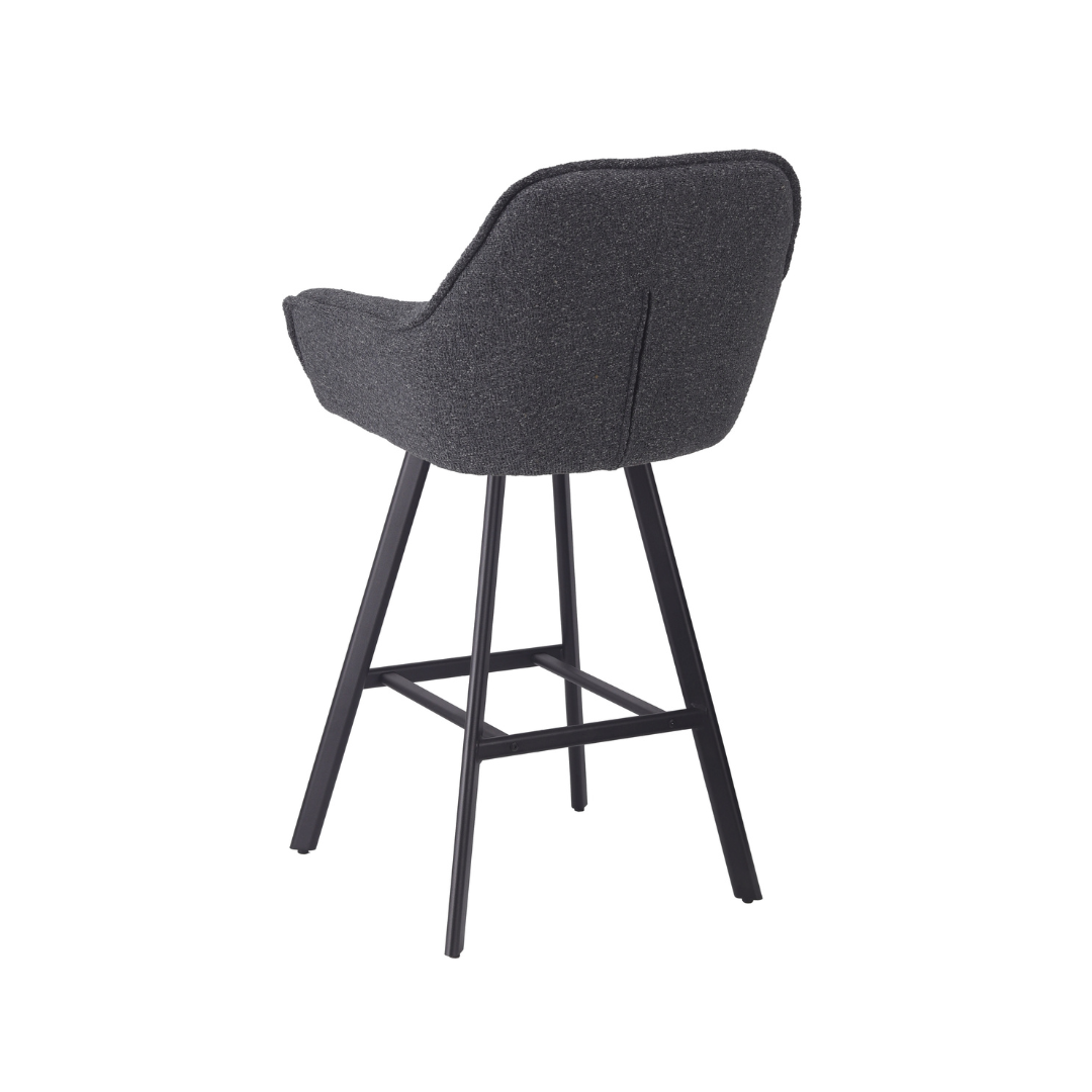 Bar Stool – Dark Grey & Stool - Black
