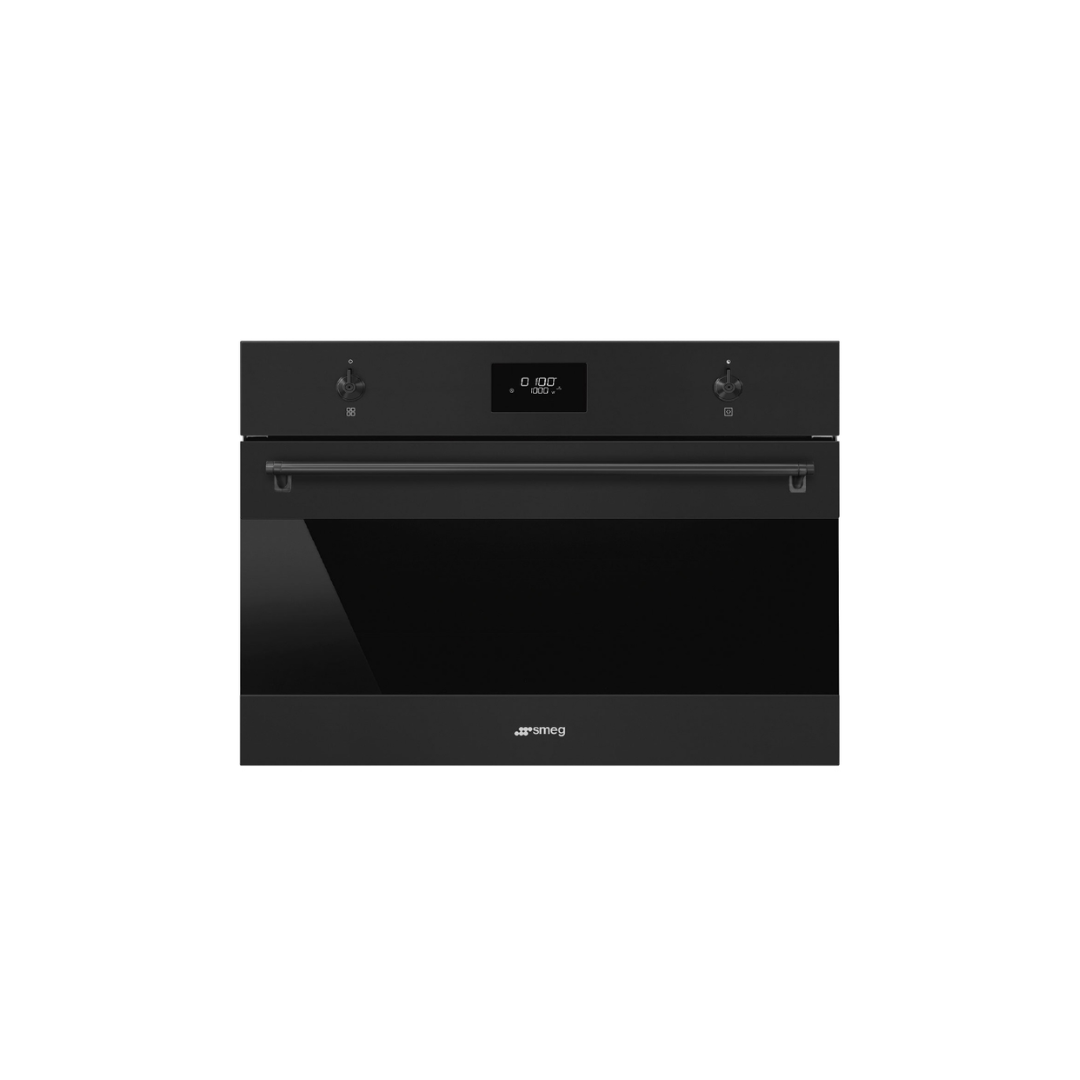 Smeg Microwave with Grill Oven Built-in – Black