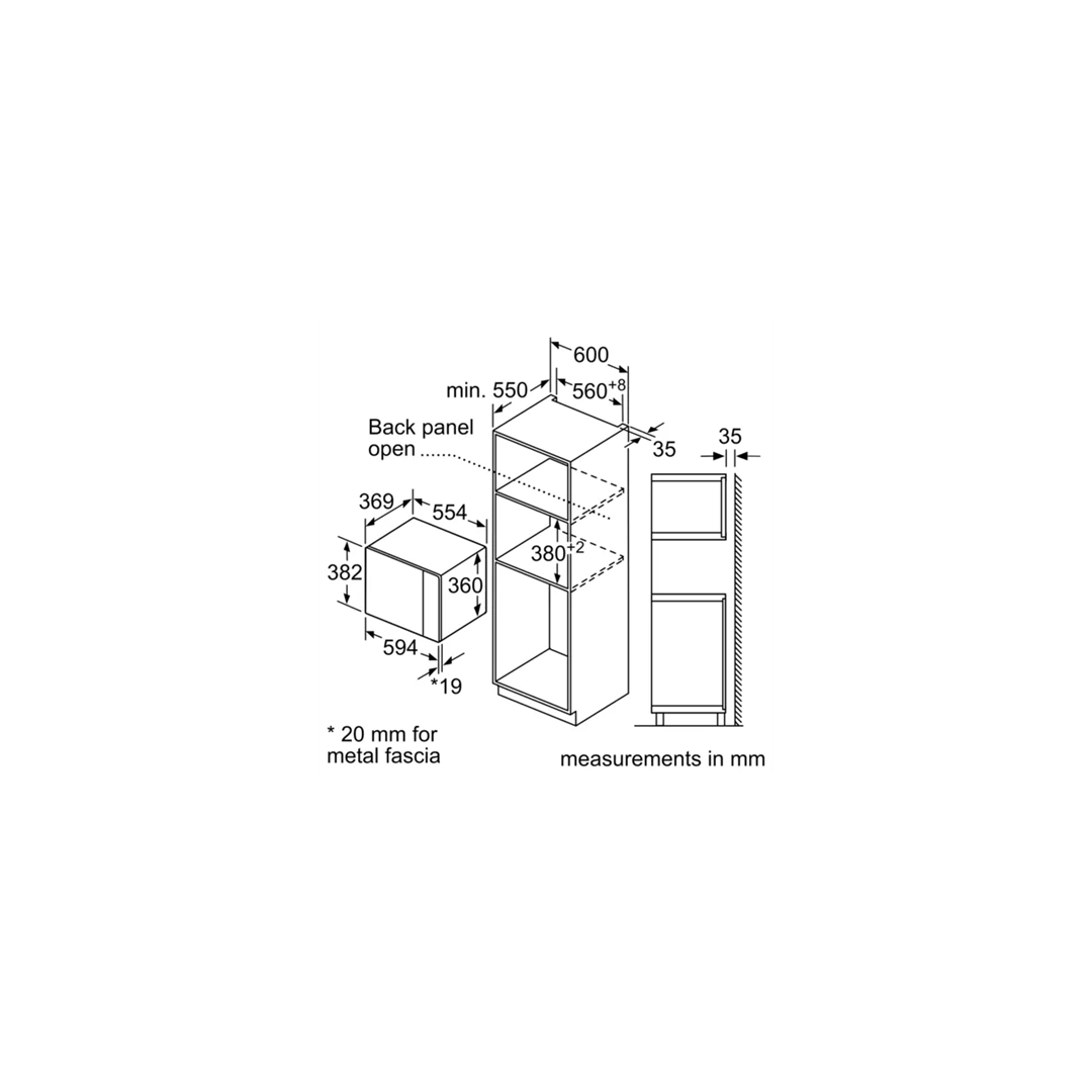 Built- In Microwave 25L Bosch