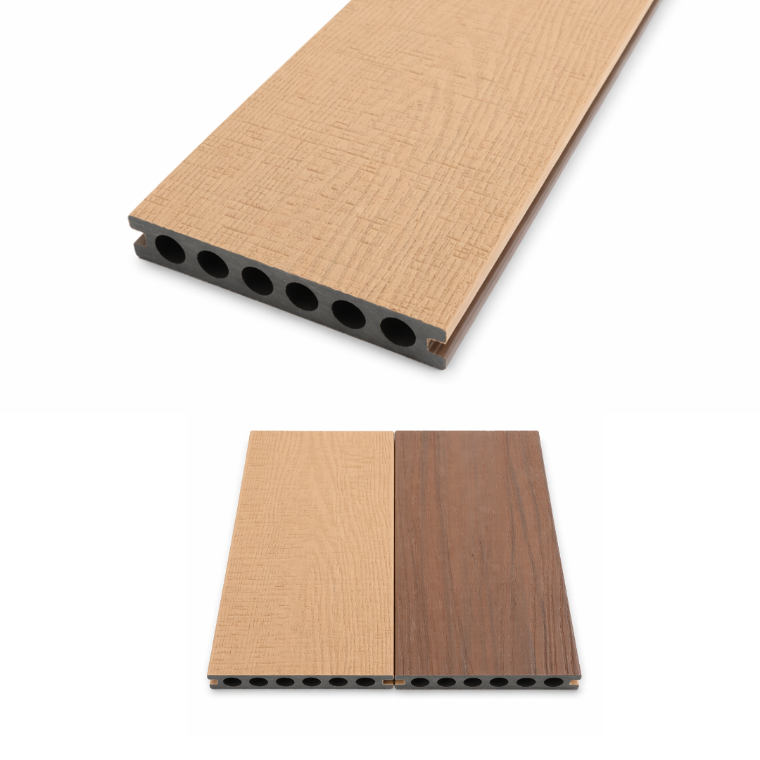 Exterior Decking – Maple & Rosewood 14x2.3x220 cm (Box of 4)