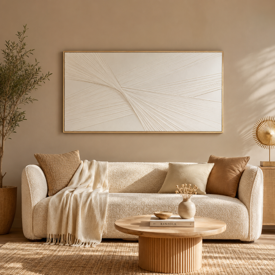 Floating Tensions Acrylic Painting - 70x140 cm
