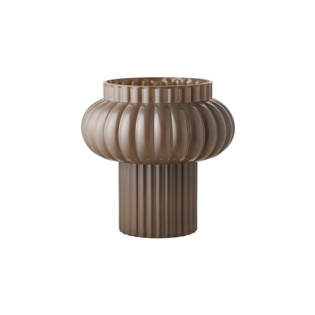 Vase – Brown Mouthblown Glass