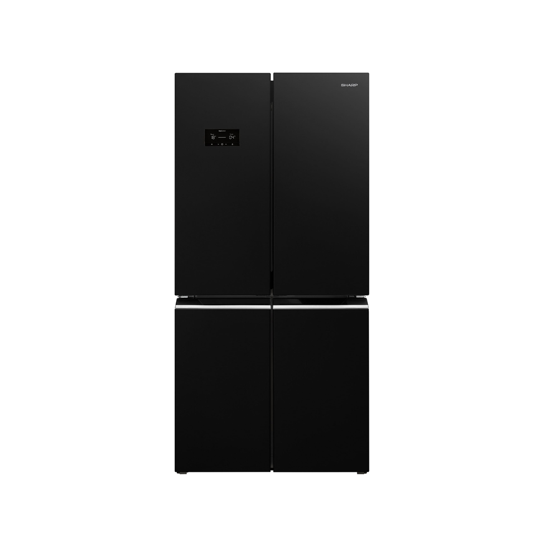 Fridge-Freezer- Black 488L Sharp French Style