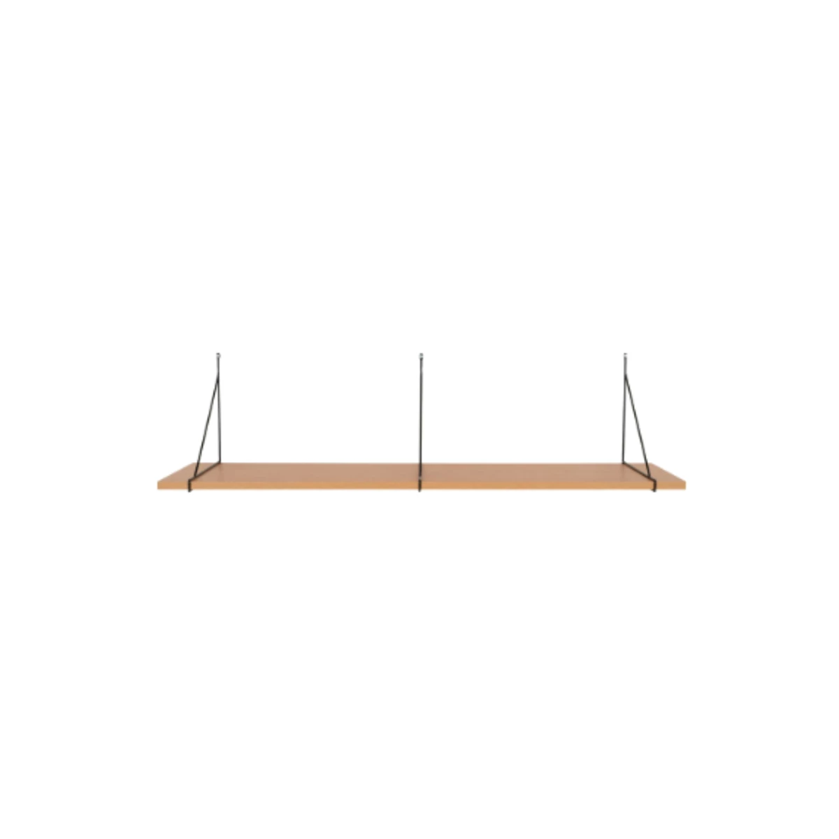 Wall Shelf Chiba– Natural & Black image 1