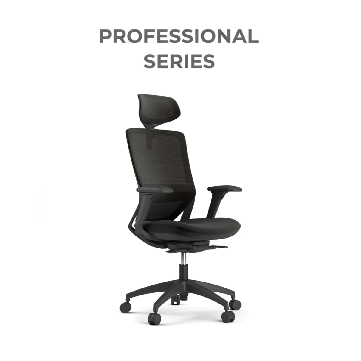 Office Arm Chair – Black image 1