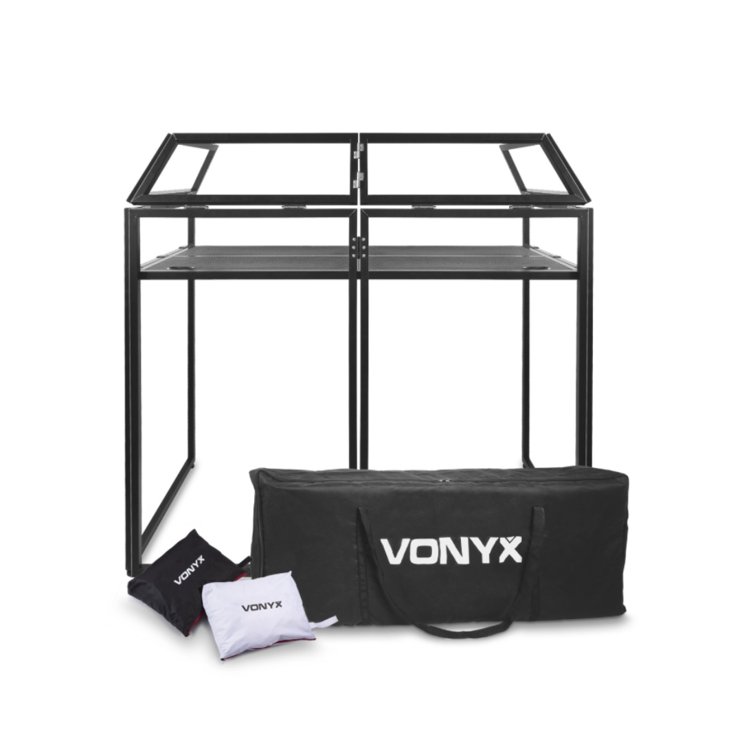 Pro DJ Booth System – Black & White