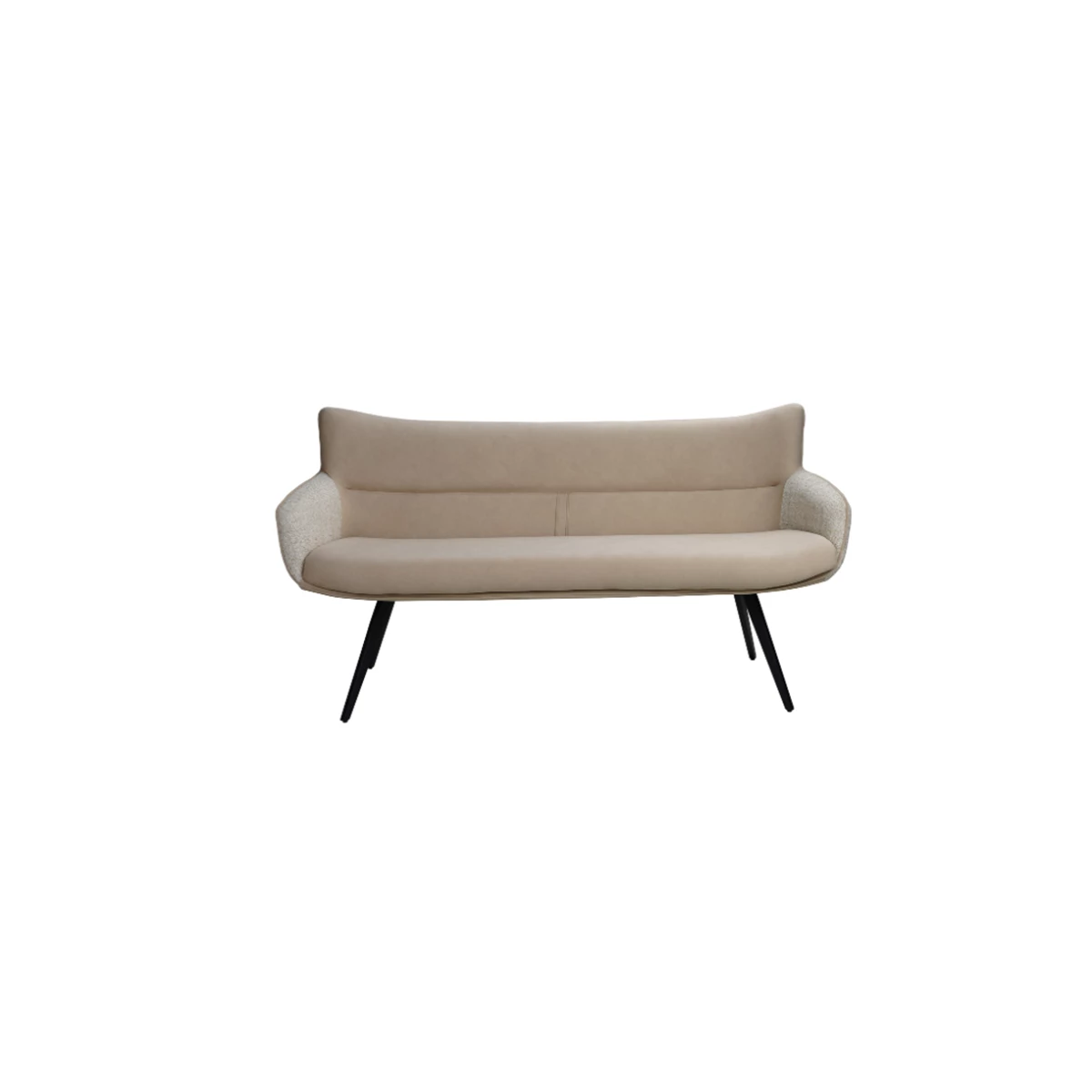 2 Seater Sofa – Beige & Light Beige image 1