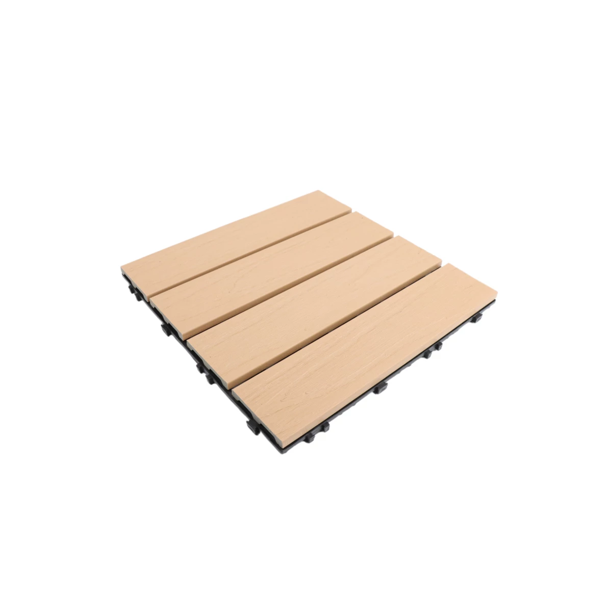 Outdoor WPC Tiles 30x30x2.1 cm – Maple Wood image 1