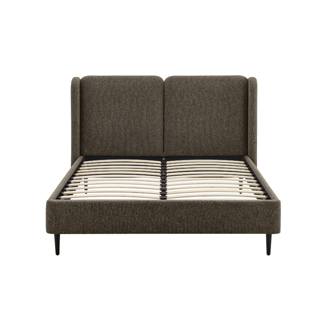Upholstery Bed 160x200cm - Brown