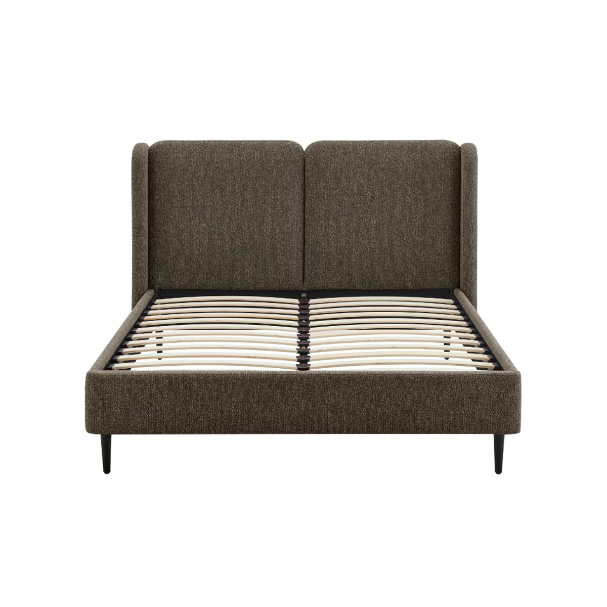 Upholstery Bed 160x200cm - Brown image 1
