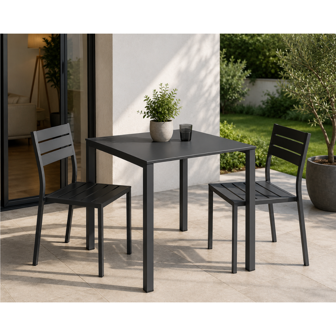 Hybrid Table 70x70 – Anthracite