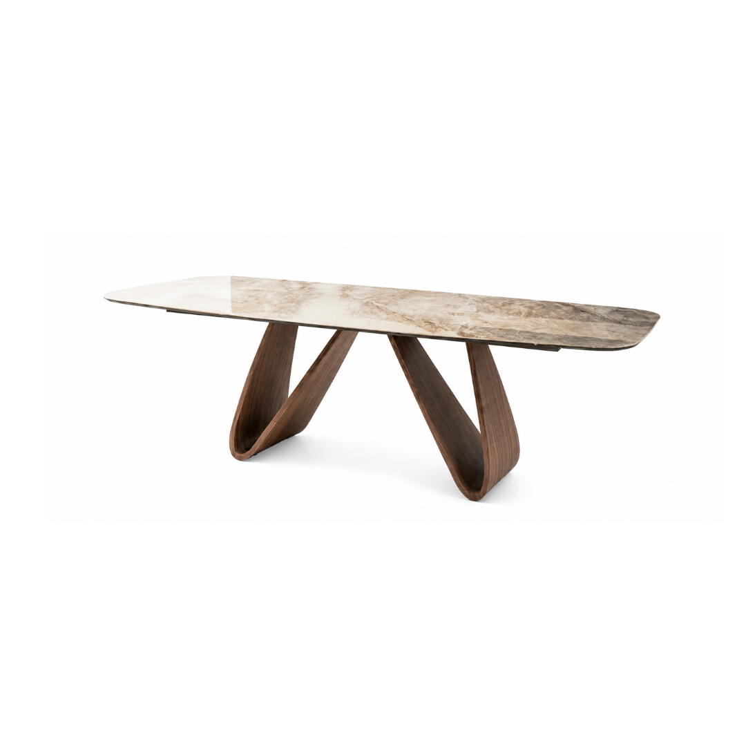 Table Onda Fix Barrel Shape Top 240 X110